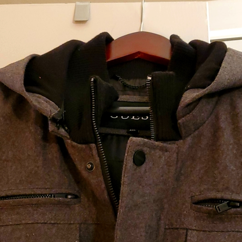 Men's 3/4 flannel jacket